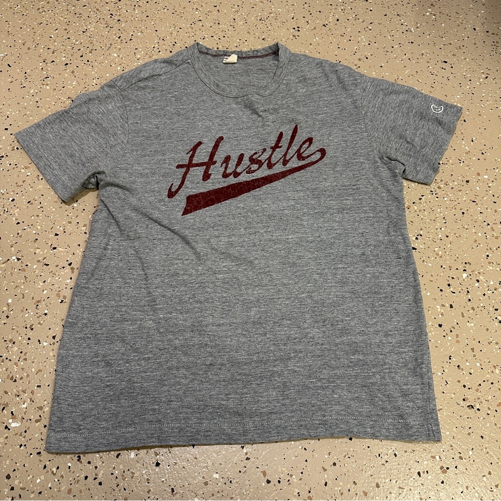 Champion x Todd Snyder HUSTLE T Shirt Retro 2013 New York Pop Up Size M Gray